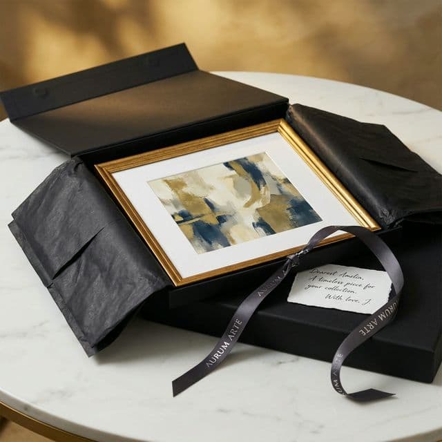 Premium art unboxing experience